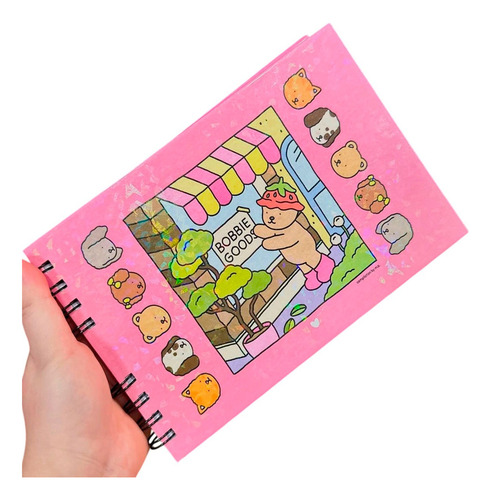 Livro Colorir Bobbie Goods Cute Cozy Com Capa Dura Papel180g
