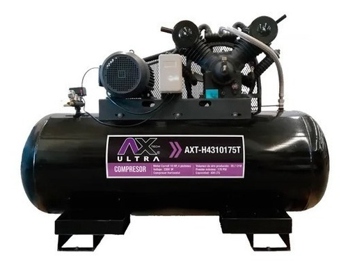 Compresor de aire eléctrico Axtech AXT-H4310175T trifásico 430L 10hp 220V