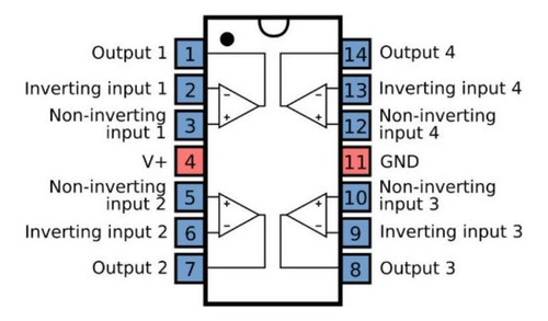 Circuito Integrado Lm324n Lm 324 N Lm324 324n (10 Peças)