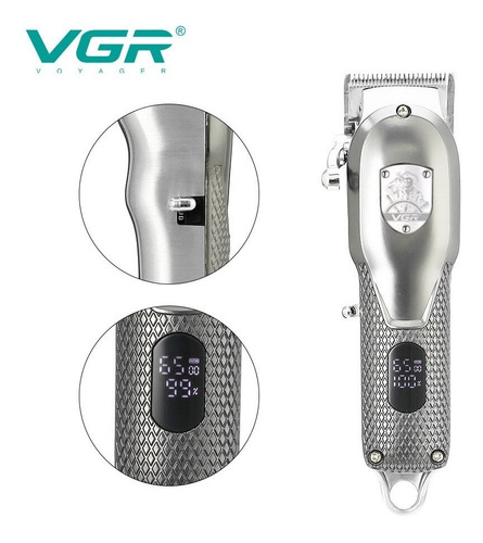 Maquina Peluqueria Barberia Profesional Recargable Vgr V-276