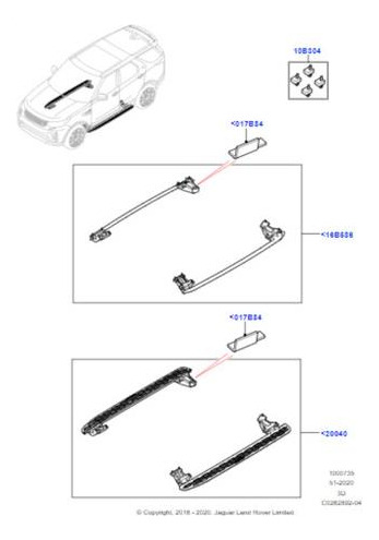 Estribo Lateral Fixo - Discovery 2020 2021 2022 Land Rover