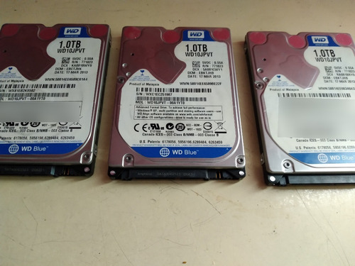 Imagen 3 de 5 de Disco Duro Western Digital 1 Tb Sata 3 Para Notebook