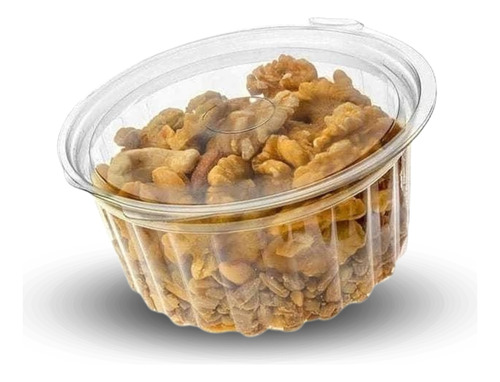 Pote Tapa Bisagra X120 Mediano Dietética Nueces 350cc