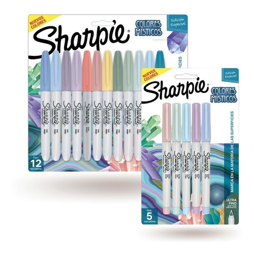 Pack Marcadores Sharpie Colores Místicos X 17