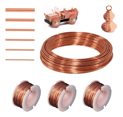 Alambre De Cobre Rojo, Alambre Conductor De Cobre De 1,2 Mm