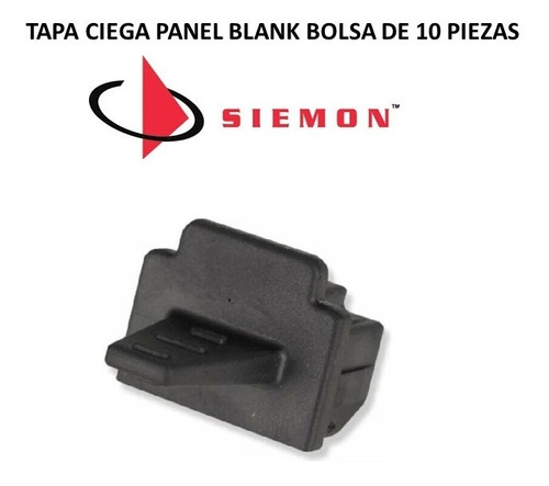 Tapa Ciega Panel Blank Bolsa De 10 Piezas Z-bl-01 Siemon