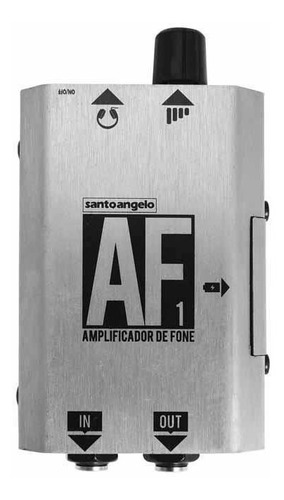 Amplificador Para Fone De Ouvido Af1 Prata - Pc0018