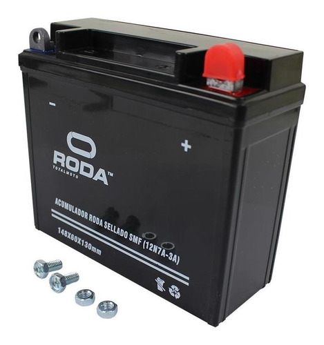 Acumulador Sellado Smf (12n7a-3a) Roda 12v 6a