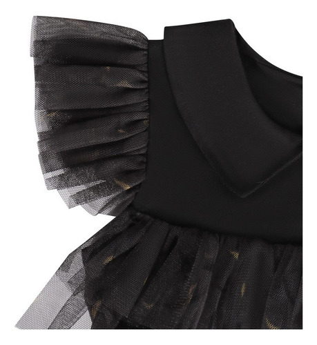 Aplicável A Vestido Melina Miércoles Addams Brujas Cosplay