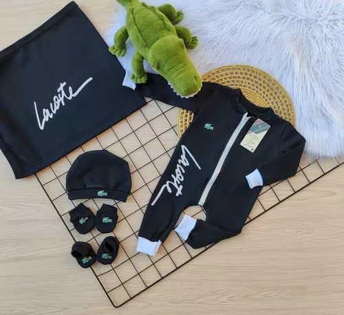 kit Lacoste para bebê menina e menino