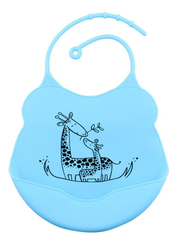 Baberos Silicona Impermeable Suave Para Bebé De Funciones