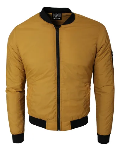 Tommy Hilfiger - Chaqueta bomber con cuello tradicional para hombre, color  marrón, talla mediana Tommy Hilfiger Chaqueta de bombardero