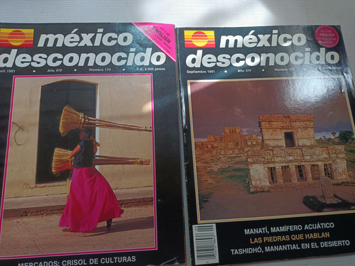 Revista México Desconocido Abril Y Septiembre 1991