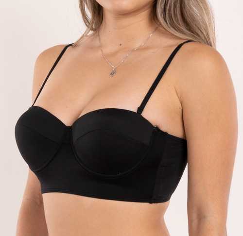 Imagen 3 de 3 de Top Bikini Push Up Copa Colores