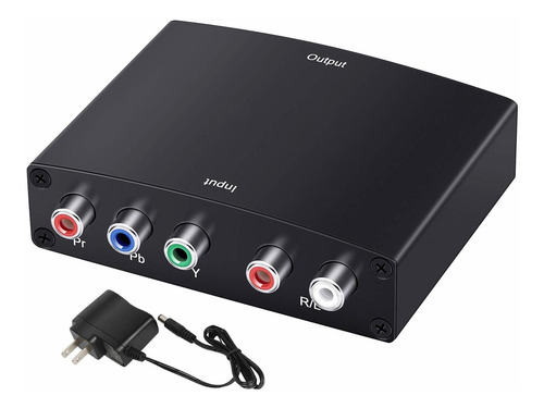 Convertidor De Componente A Hdmi, Convertidor 1080p Ypb...