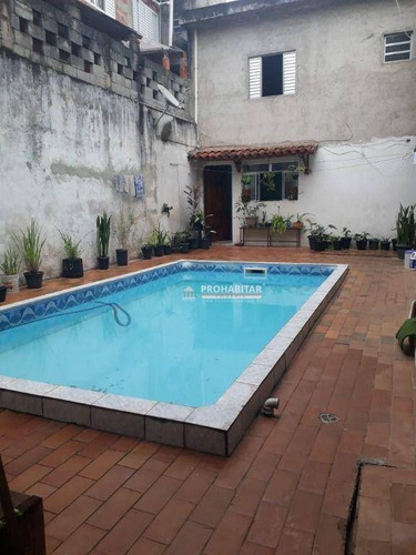Imagem 1 de 10 de Sobrado A Venda - Com Piscina - So3684