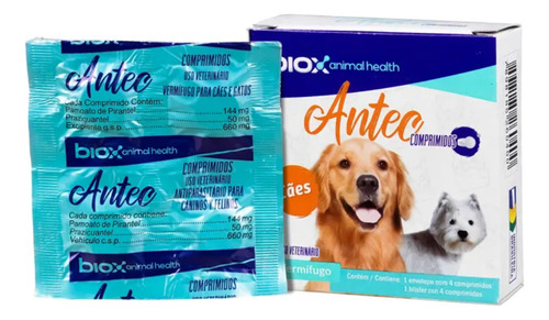 Kit Bravecto 500mg De 10 Até 20kg + Antec Biox 04 Cp