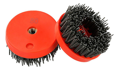 L Accesorio De Cepillo Abrasivo De Pulido De 4 Grano 80