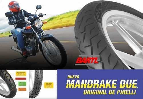 Cubierta Moto 250-17 Pirelli Mandrake Due Del. Pollerita