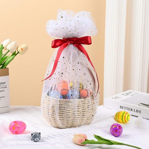 Juego De Cestas De Pascua Dirmowmam, 26 Unidades, Con Cesta