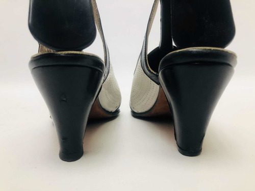 Zapatos Mujer 36 Combinado Muy Elegante Cuero Vacuno