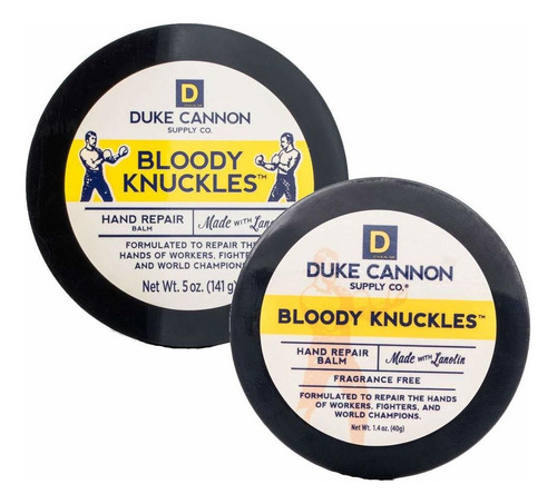 Duke Cannon Supply Co. Bloody Knuckles - Juego De Bálsamo De