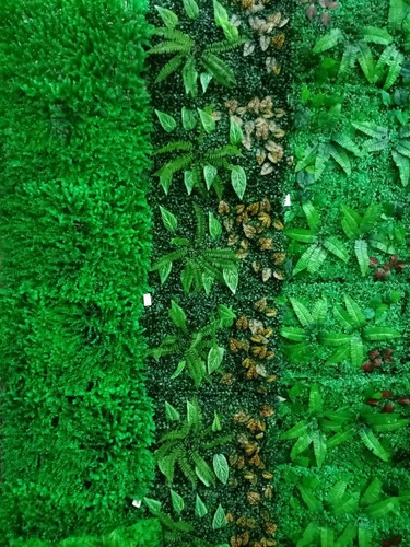 Follaje Jardín Vertical Artificial 60x40 Cms. X 2 Unidades