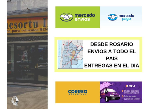 Imagen 3 de 4 de Kit X2 Amortiguador Trasero Kangoo Todas Hasta 2018 Original