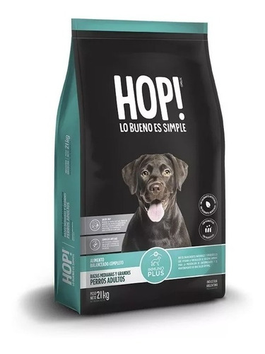 Hop! Dog Adulto Mediano Grande X 21 Kg Mascota Food