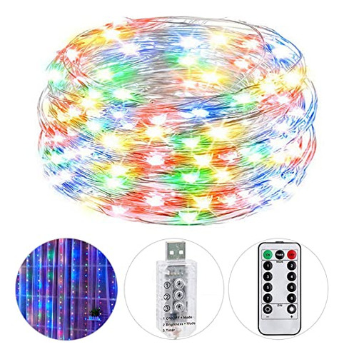 Luces De Hadas Enchufables, 33 Pies, 100 Led, Luces De ...