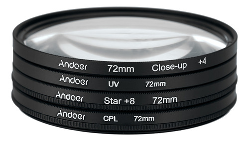 Filtro Andoer Bag Canon Circular Sony Circular Dslr Kit