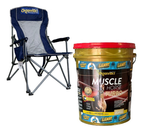 Muscle Horse Turbo Com Cadeira De Brinde 15kg - Organnact
