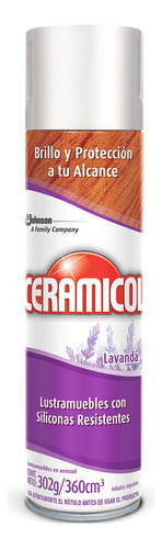 Limpiador Ceramicol Lavanda en aerosol 360ml