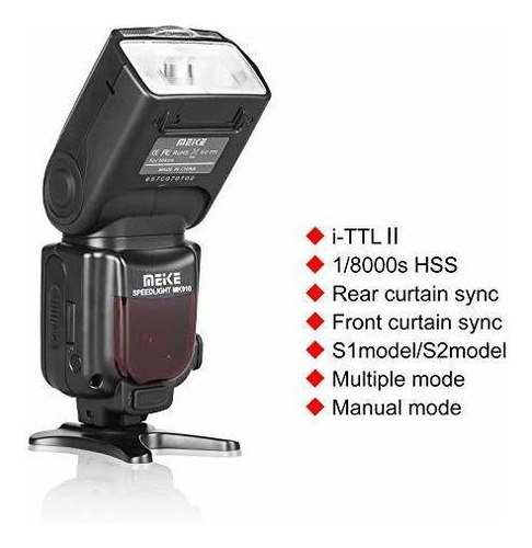 Flash De Càmara Meike Mk910 Ttl Sincronización De Alta Vel