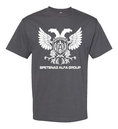 Playera Rusia Grupo Alfa Aguila Spetsnaz Militar Art M1973