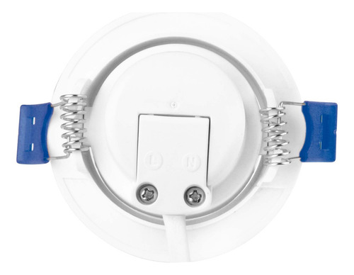 Pack 6 Luminarios Redondos Empotrables Aksi 3w Luz Cálida