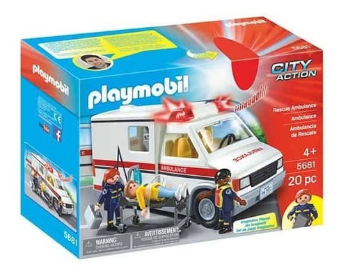 Playmobil Ambulancia Luz Y Sonido Jeg 5681 El Gato