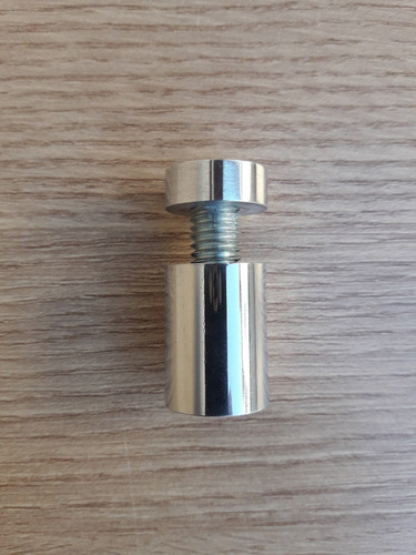 4 Prolongador Espaçador De Alumínio P/vidro 19mm X 25mm
