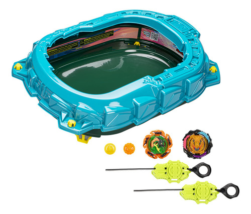 Juego De Batalla Beyblade Burst Quadstrike Para Estadio 2 Ta