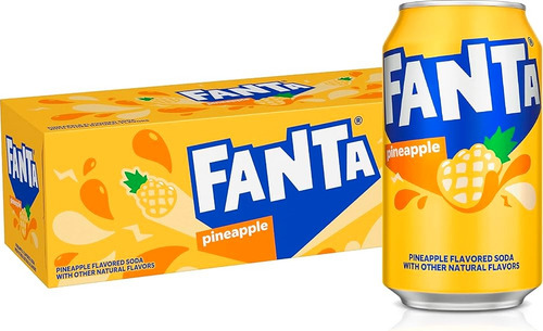 Refresco Soda Fanta Piña Lata 355ml Americana