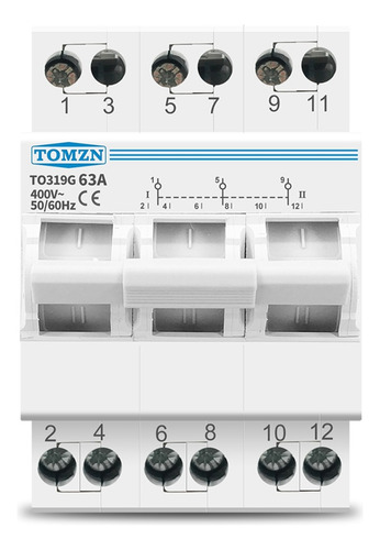 Interruptor Aislante De Transferencia Manual De Doble Poten