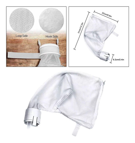 3 Bolsas De Limpieza De Piscina De Malla, Reemplazo De