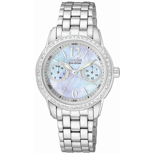 Reloj Citizen Para Mujer Fd1030-56y  Eco-drive De Cuarzo Y