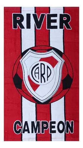 Toalla Fútbol 50x80 Boca Juniors / River Plate 100% Algodón