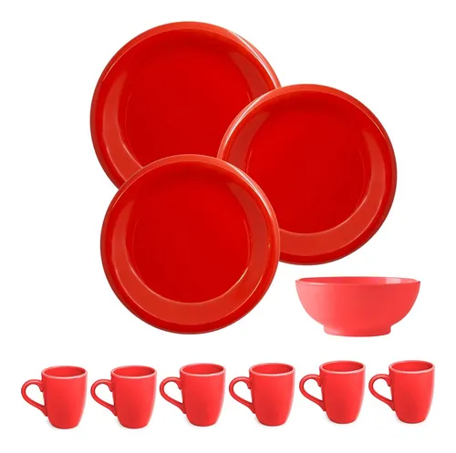 Set Vajilla Completo Ceramica Juego De Platos 30 Piezas