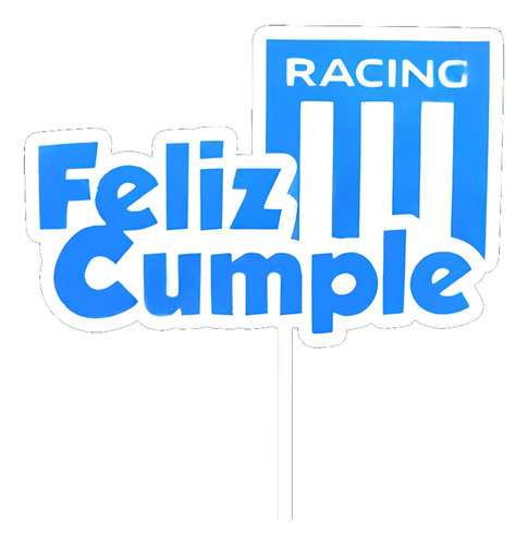 Pinche Polifan Vinilo Feliz Cumple Escudo Academia X1u