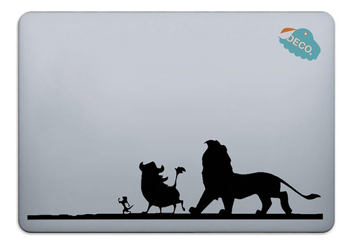 Calcomanía Sticker Para Laptop Pumba Y Timon Hakuna