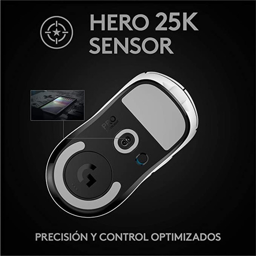 Logitech G Pro X Mouse Gamer Superlight Hero 25k Inalambrico