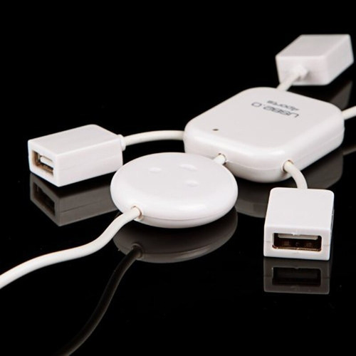Imagen 2 de 5 de Multi Interfaz Usb Hub 4 Puertos Usb 2.0 Computadora Muñeco