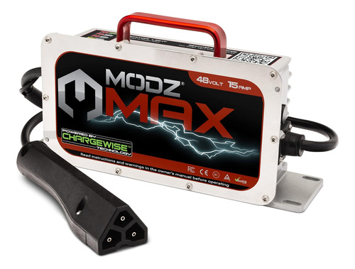Modz Max48 - Cargador De Batería Ezgo Rxv Y Txt 48 De 15 Amp